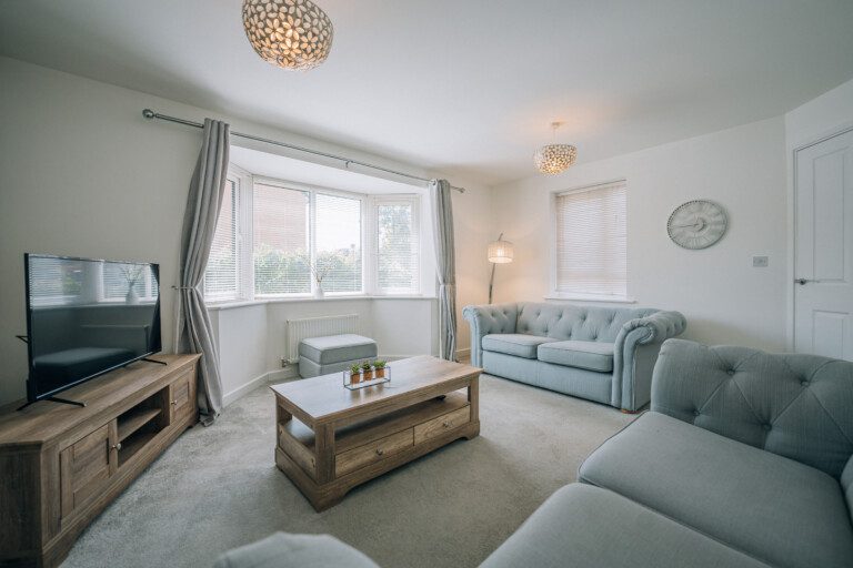 Serviced Accommodation Redcar Mersey House Workstays UK Living Room