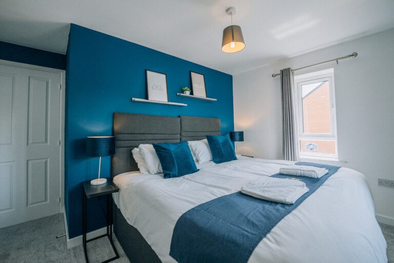 Redcar Accommodation Mersey House Workstays UK Bedroom